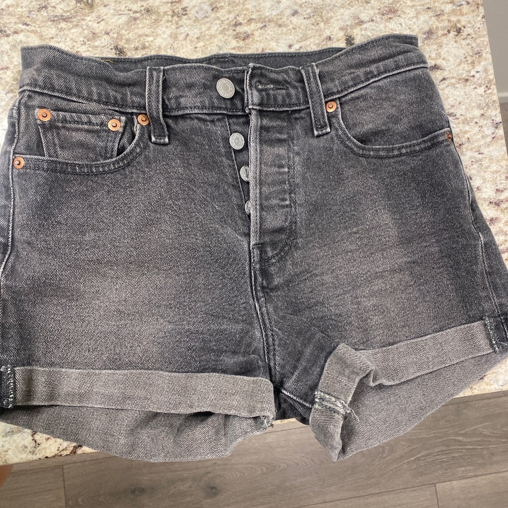 Levi’s High Rise Denim Shorts